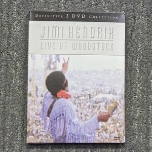 Jimi Hendrix Live At Woodstock Definitive 2 DVD Collection Booklet 2005 Digipak